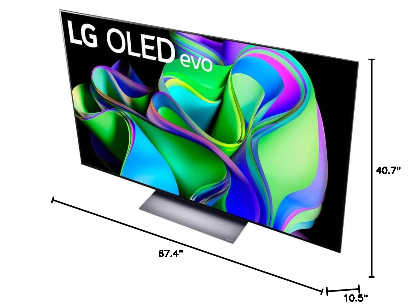 LG C3 Series 77-Inch Class OLED evo Smart TV OLED77C3PUA, 2023 - AI-Powered 4K, Alexa Built-in (Renewed)