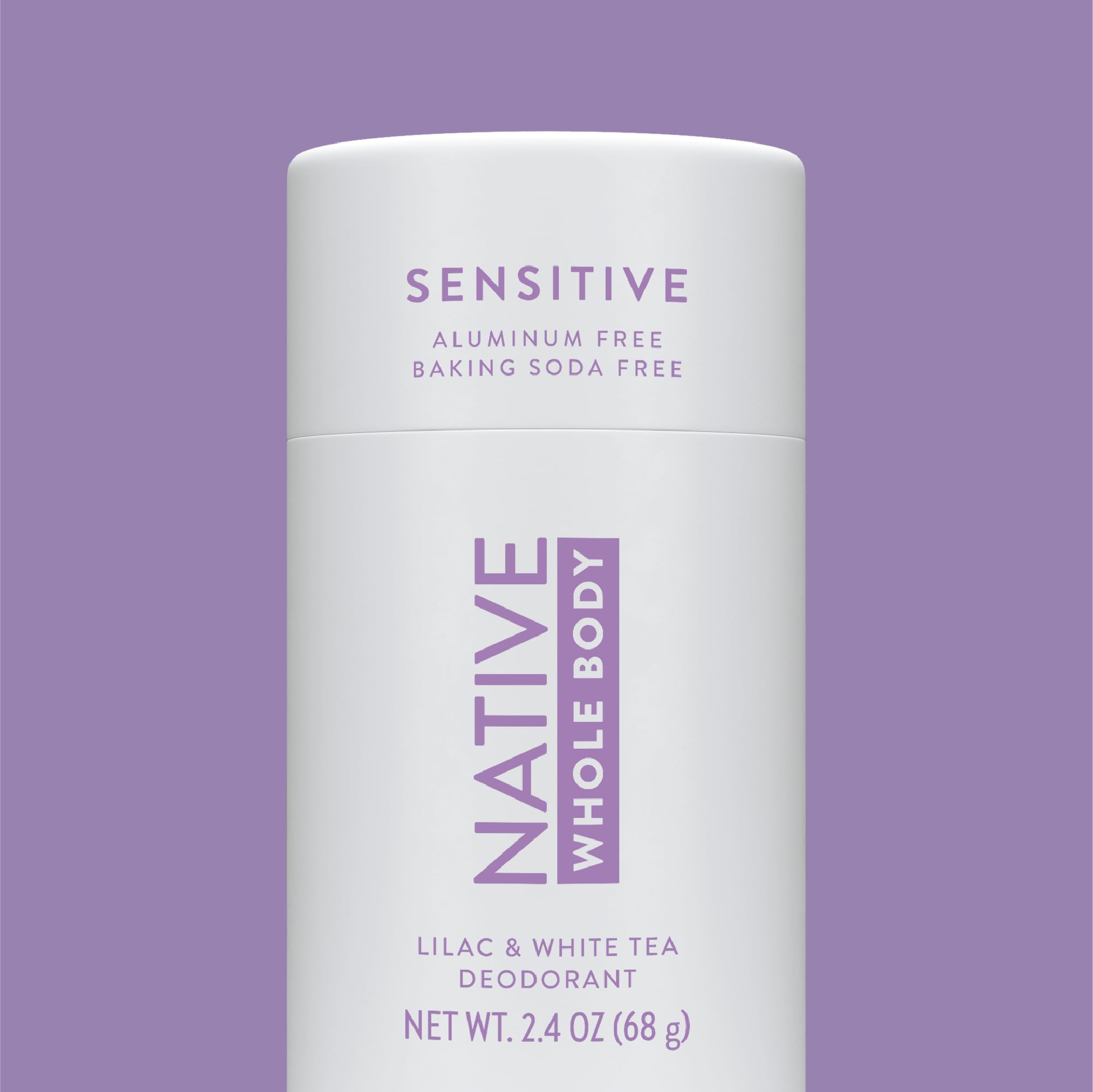 Native Whole Body Deodorant Stick Contains Naturally Derived Ingredients, Deodorant for Men and Women | 72 Hour Odor Protection, Aluminum Free with Coconut Oil and Shea Butter | Lilac & Tea