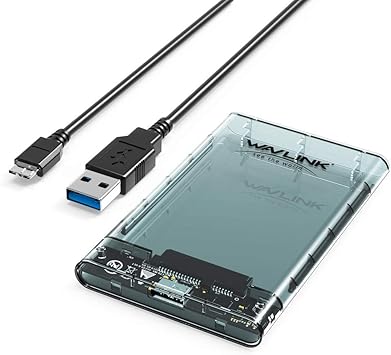 WAVLINK Caja de Disco Duro Externo USB 3.0 a SATA para 2.5 Pulgadas SATA I/II/