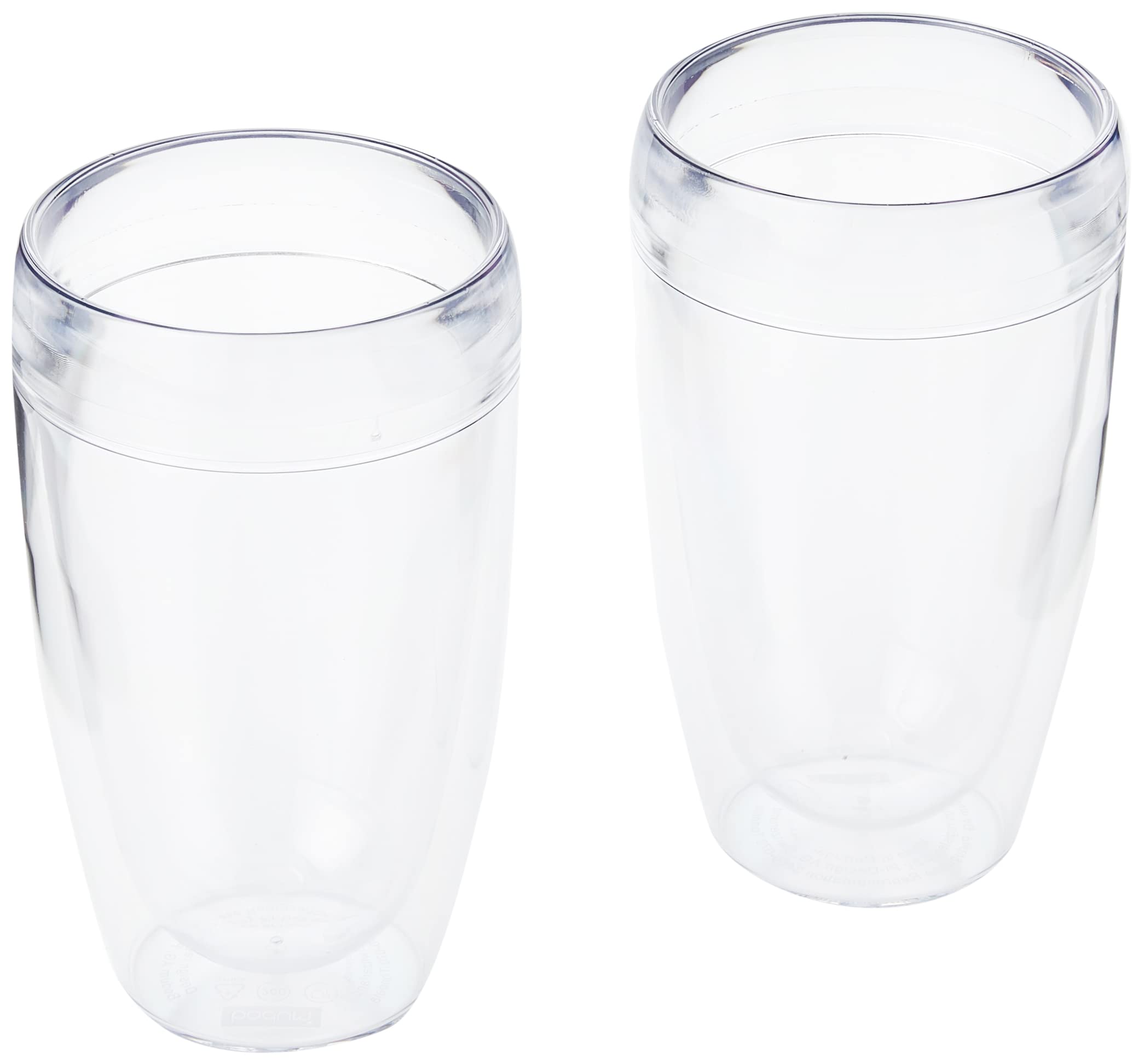 Bodum 11850-10SA PAVINA Outdoor Set of 2 Double-Walled Tumblers Durable Plastic 0.45 litres