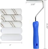 Mister Rui 4 Inch Paint Roller Set with Trays and Frames view 2