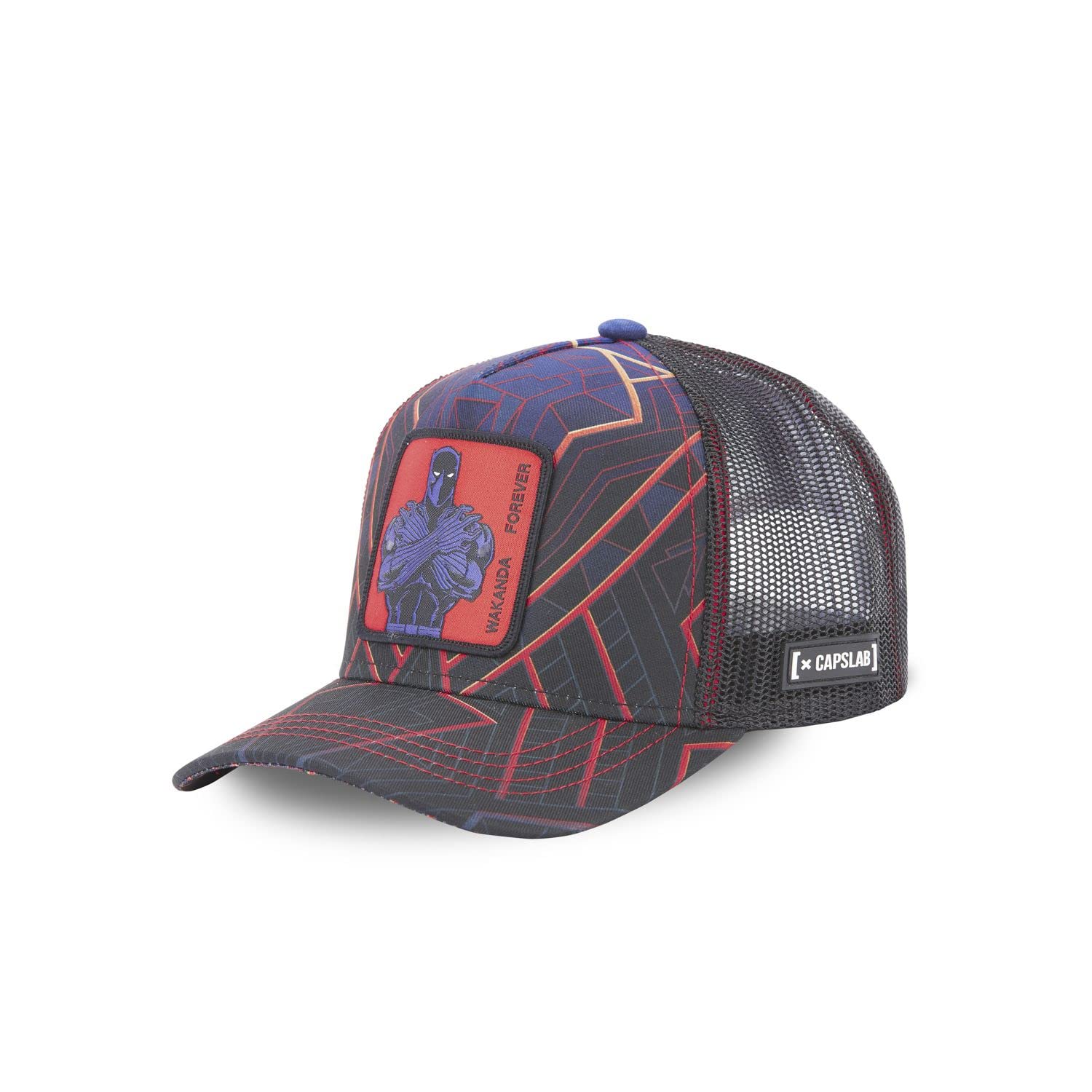 Capslab Cap with a Visor, Black, One Size Men's, Black, 31