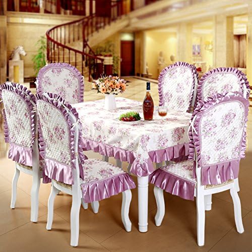 Premium cloth seat covers set/Dining chair seat cover-C