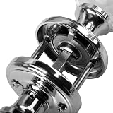 VIRILL 65mm Crystal Glass Door Knob Set for Interior Doors - One Pair view 6