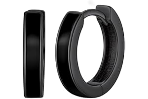 ChicSilver Hoop Earrings Men 925 Sterling Silver Mens Earrings Hypoallergenic Earrings for Men Gift for Dad