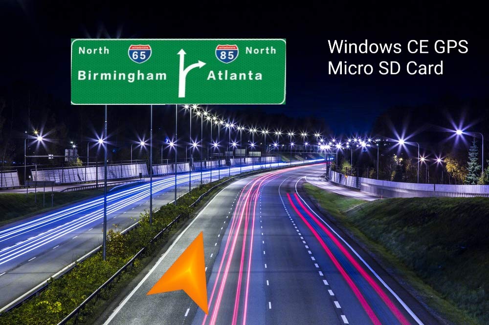 Car Navigation Map SD Card GPS Sat Nav Software for Windows CE WinCe