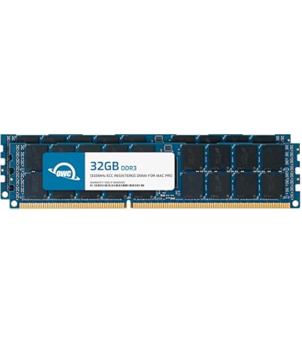 OWC 64GB (4x16GB) DDR3 ECC Registered CL9 PC3-10600 1333MHz