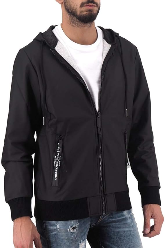 Amazon ディーゼル Diesel メンズ ジャケット コーティング加工ジップアップパーカー 00sy5i0javd コート ジャケット 通販