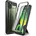 SUPCASE Unicorn Beetle Pro Series Case Designed for iPhone 11 Pro 5.8 Inch 2019, Built-in Screen Protector Full-Body Rugged Holster Case (MetallicGreen)