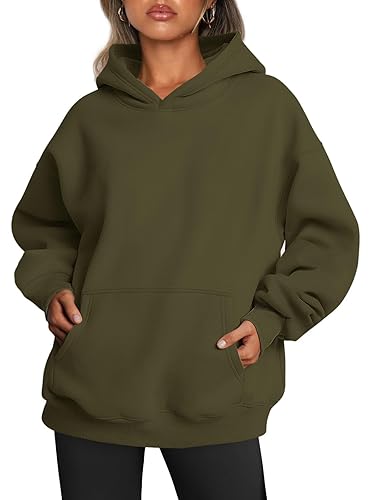 Outfit Army Green Hoodies Trendy Queen Womens Oversized Hoodies