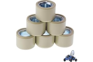 JOYYANGFANG 20x15mm/0.59"x0.79" GY6 Sliding Roller Weights 16g/0.035lb for 180-230cc Chinese Scooter Moped ATV Go Kart 4-Stroke Engine