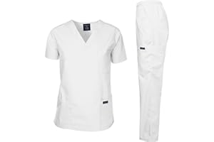 DAGACCI MEDICAL UNIFORM Dagacci Scrubs Medical Uniform Mens Scrub Set Medical Scrubs Top and Pants
