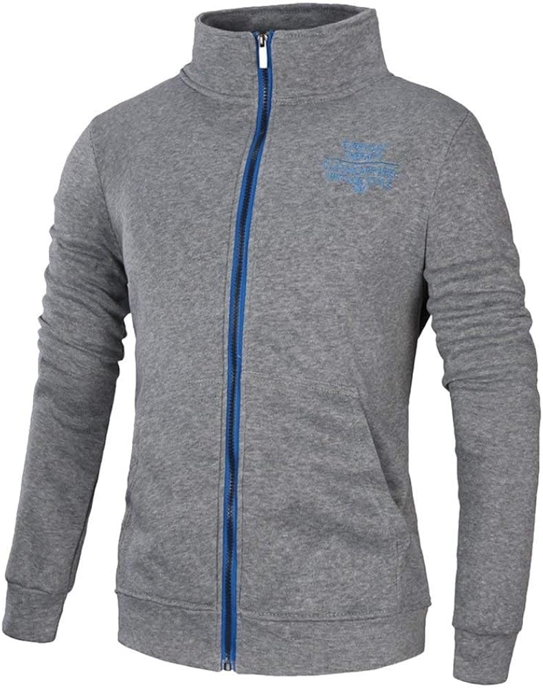 Übergangsjacke Herren Aus Fleece | Leichte Strickjacke Mit Stehkragen, Regular Fit