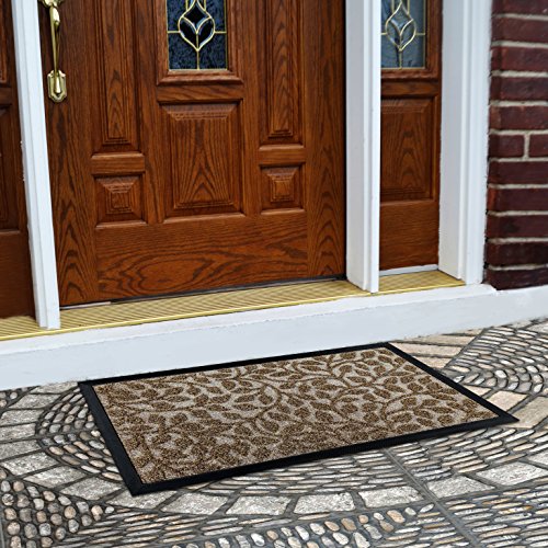gbHome GH-6763B Premium Quality Indoor Mat | 24 x 36 inches | Interior Doormat with Anti-Skid Rubber Back | Water Absorbent, Stain Resistant, Quick Drying, Easy to Clean, Low Profile Door Mat