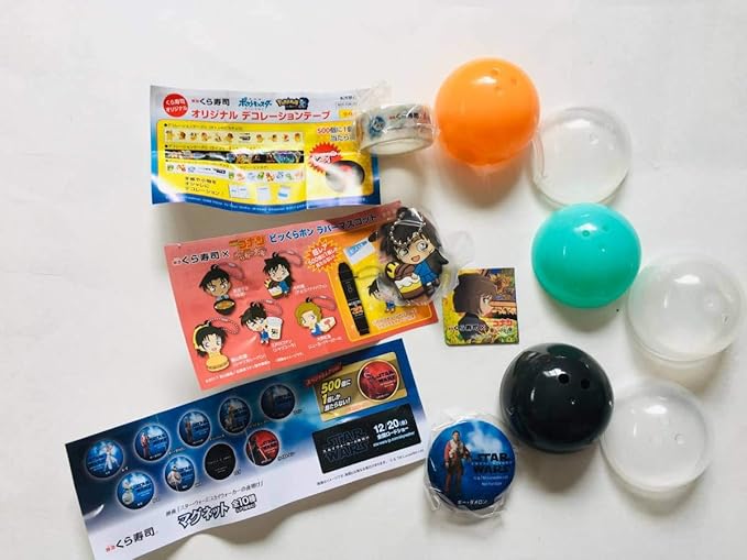 Amazon Co Jp ビッくらポン景品 くら寿司おまけセット 名探偵コナン スターウォーズ ポケモン ノベルティ 非売品 ホビー 通販