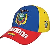 DABOYOZHZH Ecuador Flag Cool Ecuadorian Baseball Cap 3D Full Print Adult Unisex Adjustable Hat Soccer Patriotic Caps