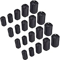 Mateda Ferrite Ring Core Ferrite Beads Clip RFI EMI Noise Suppressor Anti-Interference Cable Clip for 3.5mm/ 5mm/ 7mm/ 9mm/ 1