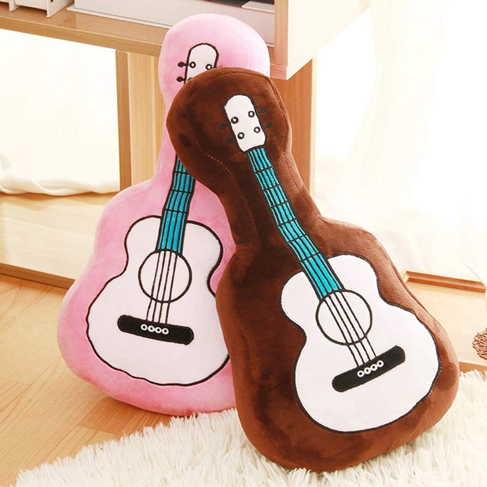 Amazon Com Guitar Pillow Throw Plush Pillow Toy Guitar Shaped