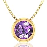 Belinda Jewels - 14k Gold Necklace, 7mm Round