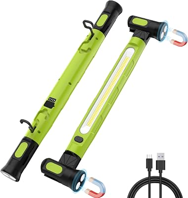 Lampe de Travail 3000LM, 6000mAh Baladeuse LED Rechargeable