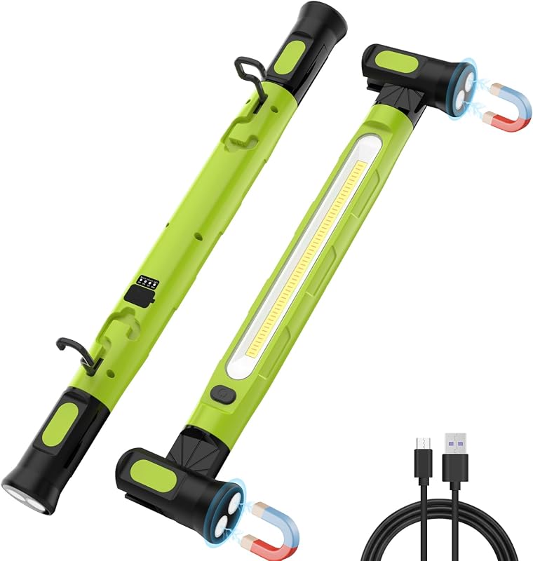 Lampe de Travail 3000LM, 6000mAh Baladeuse LED Rechargeable