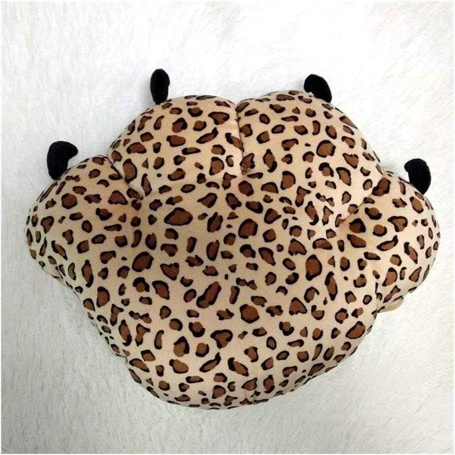 LiQinKeJi8 Leopard Plush Sofa Chair Cushion Funny Cute Pillow Seat Pad Cushions Faux Fur Decorative Pillows Home Decor Stuffed Toy Gift for Kids/Couples/ (Size : 30x45cm)