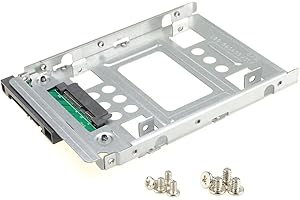 DSLRKIT 2.5" SSD to 3.5" SATA Hard Disk Drive HDD Adapter Caddy Tray CAGE Hot Swap Plug …
