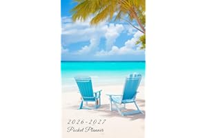 Pocket Planner 2026-2027: 2 year Pocket Calendar (January 2026 - December 2027) 4 x 6.5 Size, with Note Pages, and Holidays