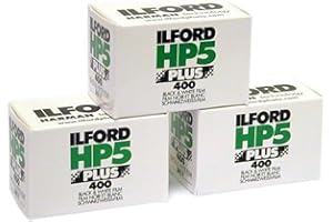Ilford HP-5 Plus 400 35mm Black and White Professional Film, ISO 400, 24 Exposures, 3-Pack