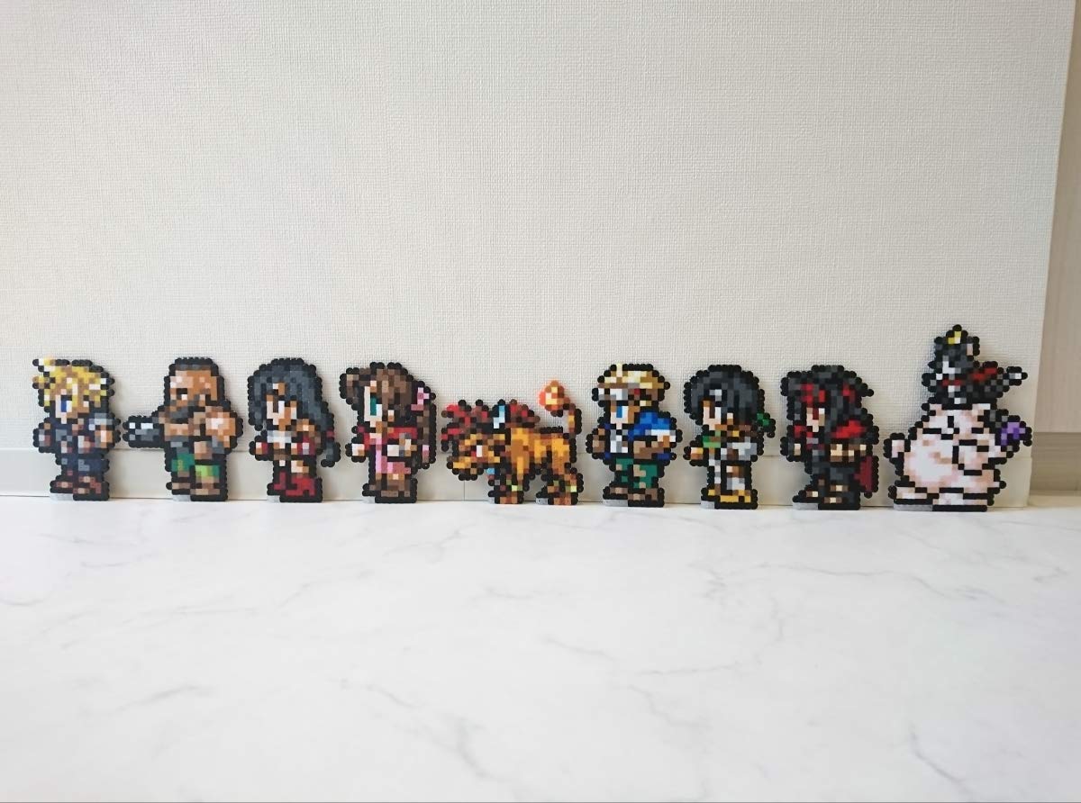 Amazon ファイナルファンタジー7 ドット絵 フィギュア レコード