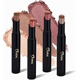 O&rsquo;CHEAL 3 Color Eyeshadow Stick, Waterproof Shimmer Eye Makeup 4PCS# | Cream Eyeshadow Stick for Eye Makeup, Long Lasting Blendable Eye Shadow Pen for Beginners