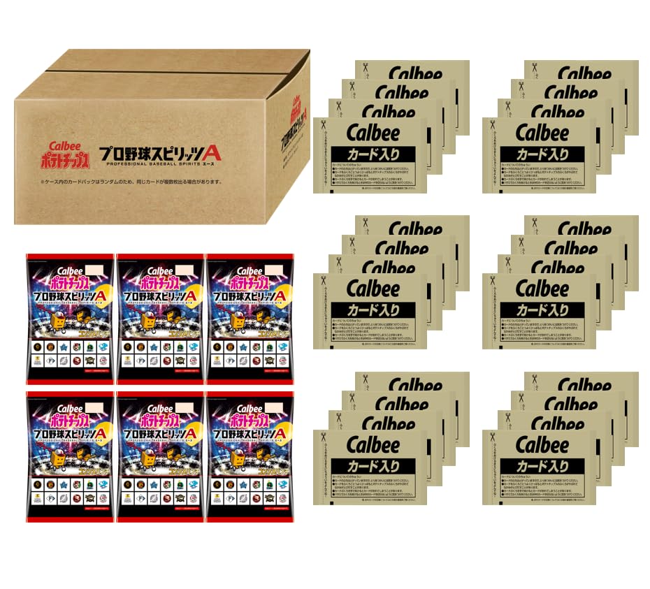 カルビーポテトチップスプロ野球スピリッツＡＢＯＸ(カード1枚入×24)
