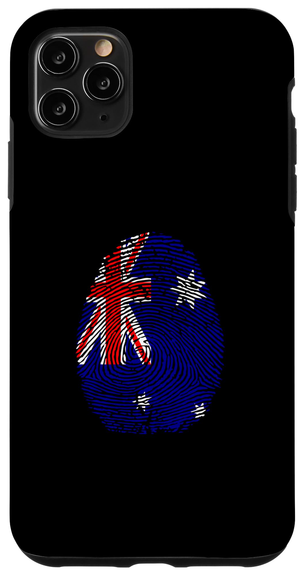 iPhone 11 Pro Max Funny it's in my DNA Australia flag Fingerprint Case