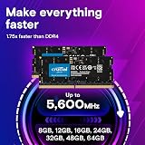Crucial DDR5 128GB Kit 2x64GB 5600MHz CL46 CT2K64G56C46U5 view 3