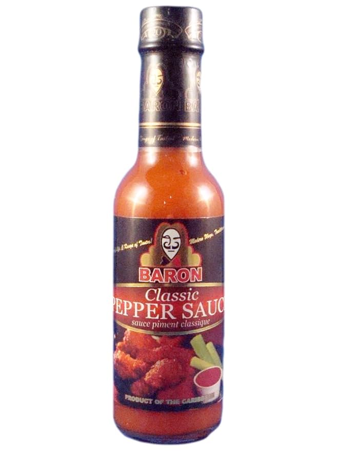 Baron Classic Pepper Sauce 5.5oz (Pack of 6) Grocery
