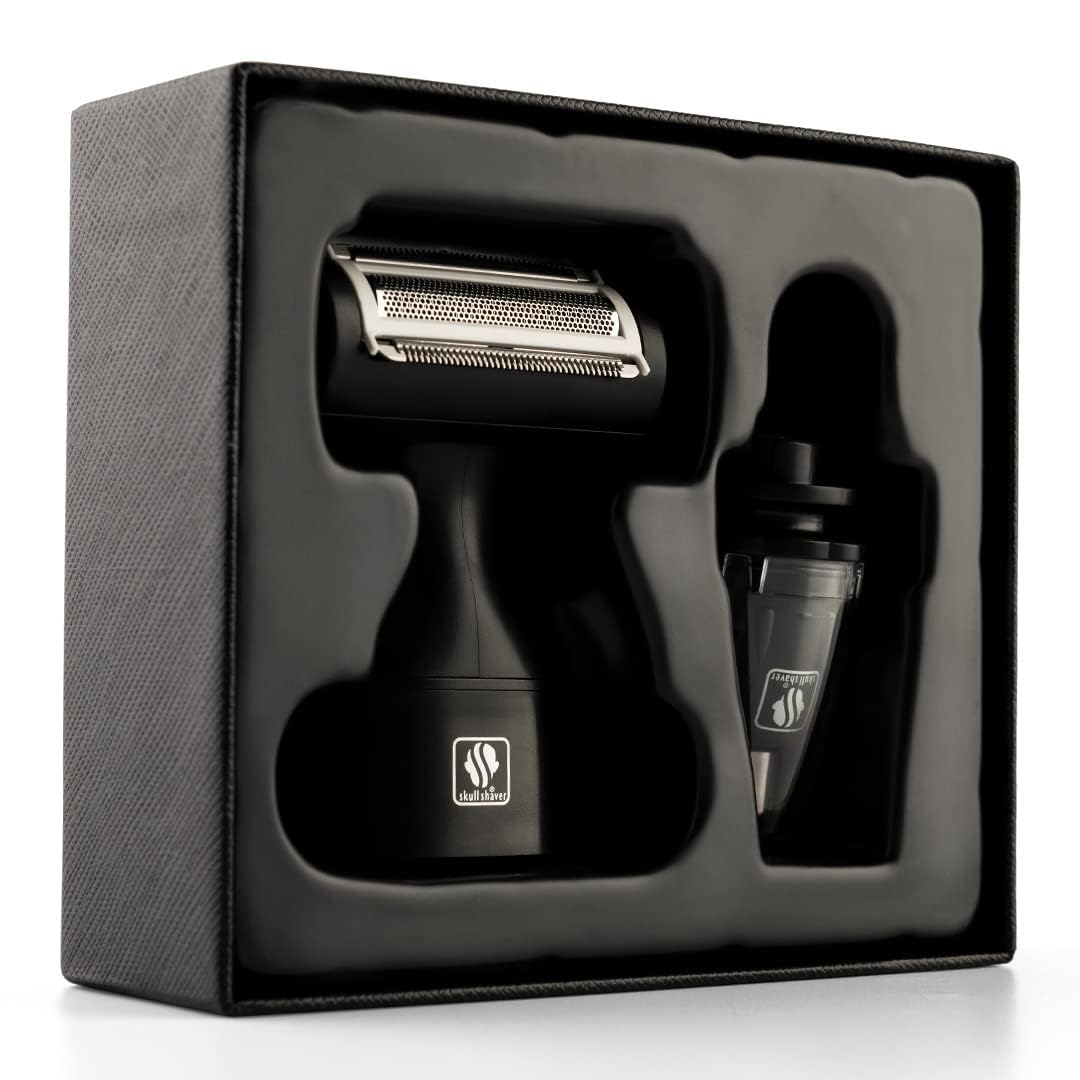 Skull Shaver Foil Shaver and Nose Trimmer Attachment Bundle for Pitbull, Butterfly Kiss and Palm Series Shavers