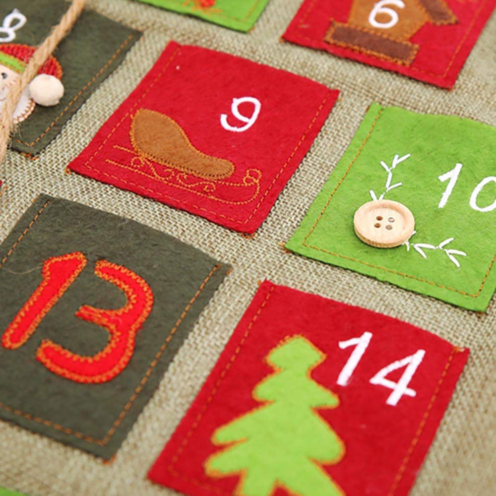 正規激安 Coohole 33 5x23 6インチ クリスマスツリー型 壁掛けカレンダー アドベントカウントダウンカレンダー B07jhwhm7t A 魅力的な Www Ichillmusic Com