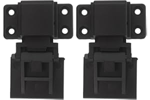 Uonlytech 1 Pair Turntable Dust Cover Hinges - Universal Vinyl Record Player Lid Replacement Parts for Home Audio Setup Turnt