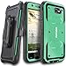 COVRWARE Aegis Series Compatible with Galaxy J7 Prime/J7 Sky Pro/J7 Perx/J7 V 2017/J7 2017 Heavy Duty Full-Body Rugged Holster Armor Case with Built-in Screen Protector, Belt-Clip, Kickstand, Teal