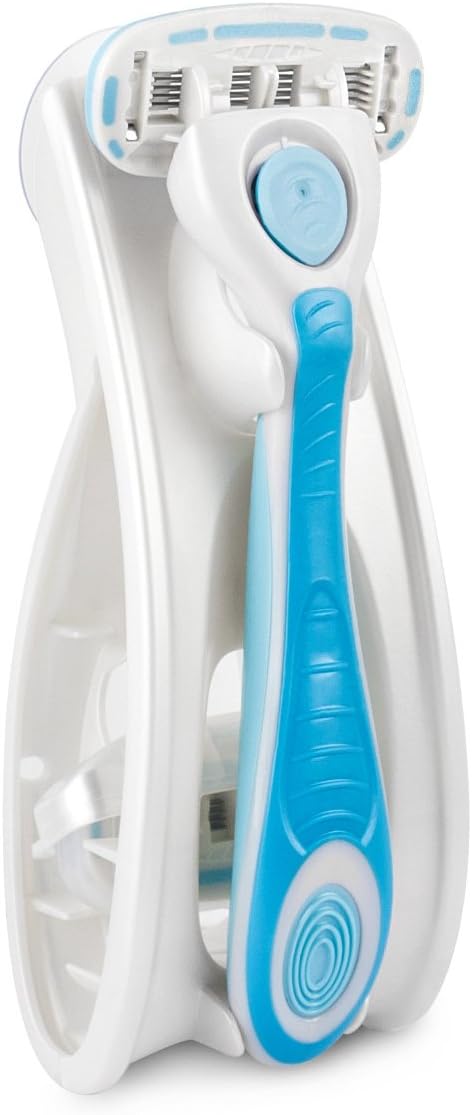 QSHAVE Lady Shaving Razor Shaver with Two 5-Blade Cartridges