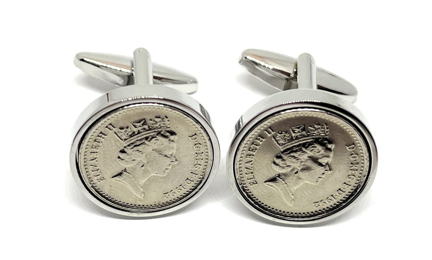 Premium 1992 34th wedding Anniversary 32 year birthday/Anniversary 1992 Coin cufflinks