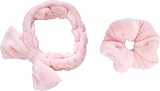 Brushworks Luxury Headband & Microfibre Scrunchie Set - Skincare Makeup view 3