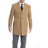Calvin Klein mens Slim Fit Wool Blend Overcoat Jacket