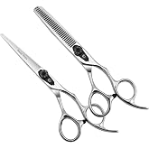 Fenice Totem Professional Hair Cutting Scissors, 6.0 inch, Suitable for All Hair Types (SET)