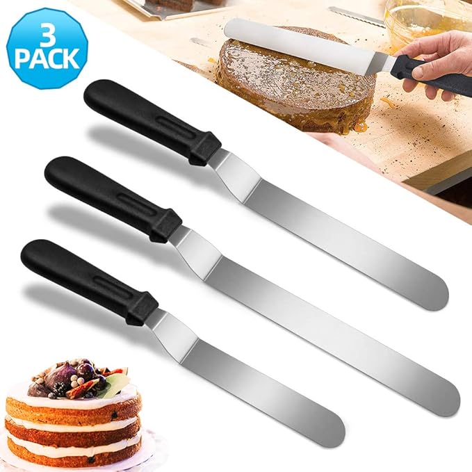 GreeSuit Cake Decorating Baking Knife Angled Icing