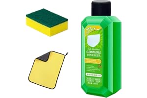 300ml Multifunctional Cleaner Concentrate Cleaning Lotion for Hard Stain Grease Grime Removal on Cookware Countertops Floor C