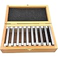 HHIP 3900-3012 10 Pair 1/8 Precision Parallel Set, 1/8" x 3", Wooden Case
