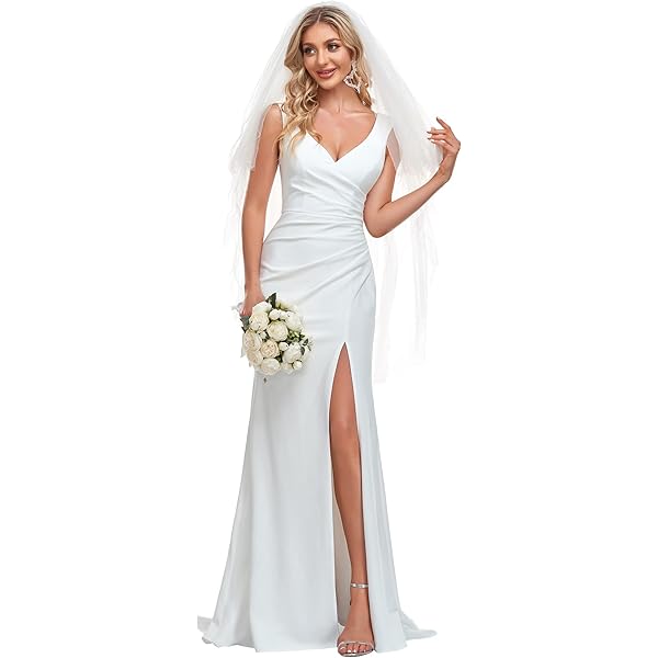 WHITE VEIL セット ZIYAN White Double Ribbon Edge Center Cascade Bridal Wedding