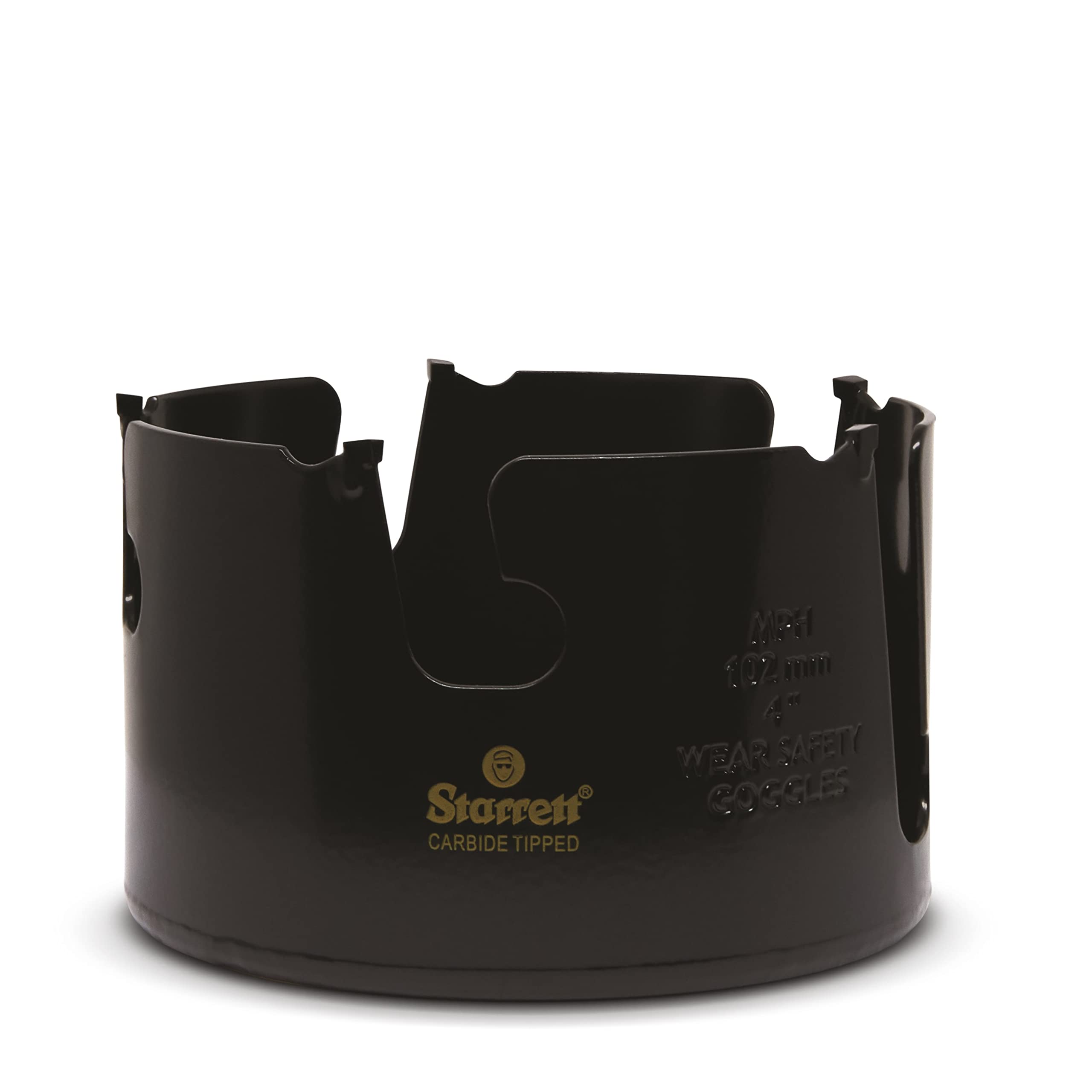 Starrett Tungsten Carbide Tipped Holesaw - MPH0400 Multi Purpose Cut TCT Hole Saw Cutter - For Wood MDF Plastics Ceramic Wall Tiles - 102mm