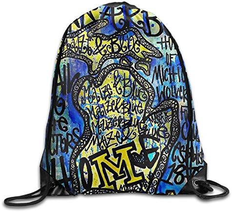 3D Print Drawstring Backpack Rucksack Shoulder Bags Gym Bag Lightweight Travel Backpack Art Graffiti
